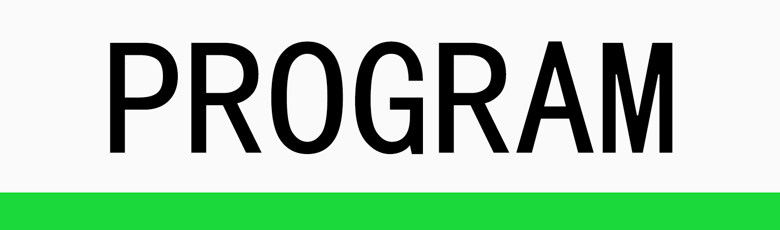 PROGRAM